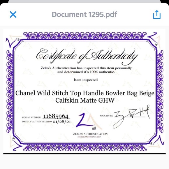 Authentic Chanel Bowler handbag - Picture 12 of 16